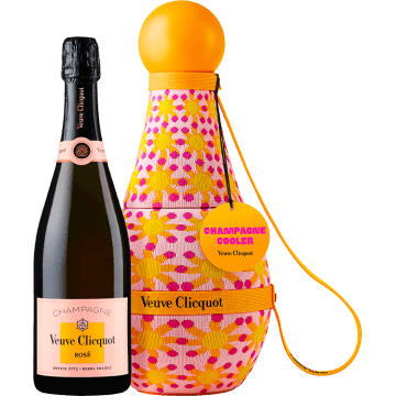 Veuve Clicquot Cooler Rosé Carte Jaune Édition limitée Yinka Ilori